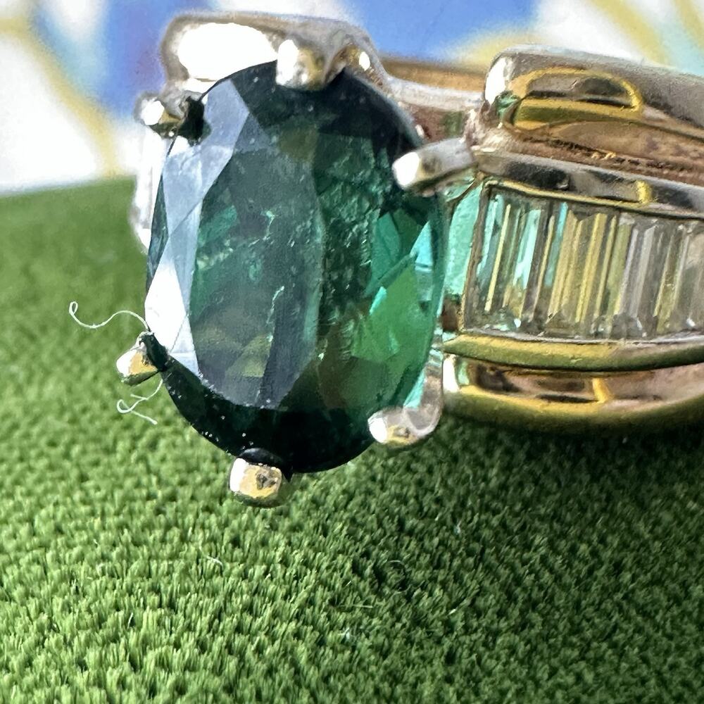 14k Tourmaline And Diamond Ring W/Appraisal